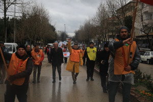 Başkan Çetin 57.Alay Yürüyüşüne Katıldı